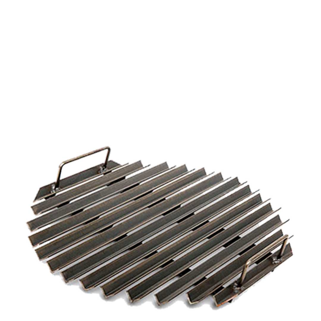 PARRILLA DE ANGULOS DE FIERRO CURADO PARA CILINDRO GRANDE