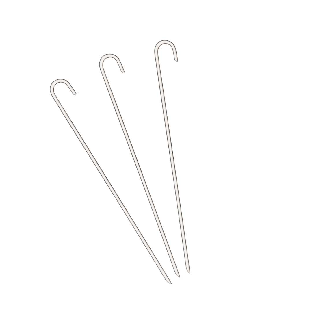 SET DE PINCHOS DE ACERO INOXIDABLE X3 TAMAÑO CHICO