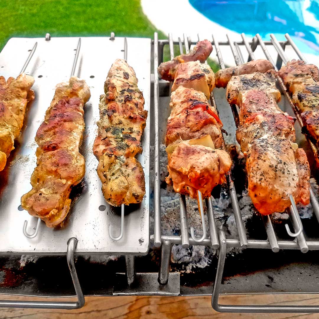 SET DE PINCHOS DE ACERO INOXIDABLE X3 TAMAÑO CHICO